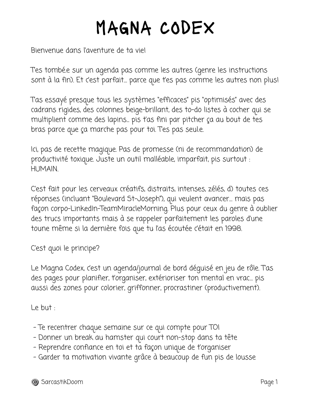 Magna Codex - Enquêtes - Niveau Adulescent